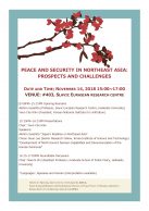 PEACE　AND　SECURITY　IN　NORTHEAST　ASIA:　PROSPECTS　AND　CHALLENGES